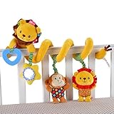 Happy Cherry　超かわいい　ベビーベッドハンギング　人形　ベビーキッズベアー装飾おもちゃ　ライオン　カラフル　出産　誕生日　プレゼント　イエロー