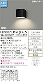 東芝ライテック LED一体形アウトドアブラケット 照度センサー付表札灯 ブラック 121×120