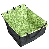 STARDUST [ しなやか 素材 ] 防水 ペット ドライブシート [ グリーン 柄あり ...