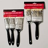 5セット異なるBristleペイントブラシRangingからに1 " 3 "