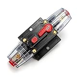 Buwico 12 V DC 20 A 40 A 50 A 60 Aカーオーディオインライン回路ブレーカーヒューズシステムの保護 30 Amp