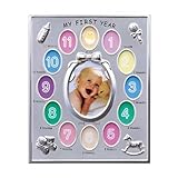 ベビー 12ヶ月 フォトフレーム シルバー RMB21-130