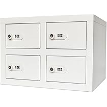 貴重品ロッカー 小型 鍵付きダイヤル錠4人用 ロッカー 金庫2列2段 4人用 Amazon.co.jp: 貴重品ロッカー 小型 鍵付きダイヤル錠 4人用