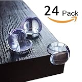 Yiteng　コーナークッション コーナーガード　 角 　　 ケガクッション 　厚手 衝撃吸収 　ベビー 　赤ちゃんの怪我防止 　両面テップ付き 　透明 　はがせる　保護 　守る 　24個セット