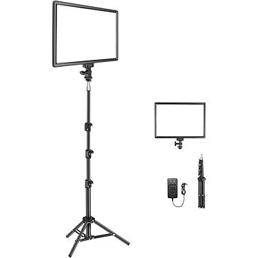 映画 撮影所 ライト 2台 楽天市場】LEDビデオライト三脚付 2パック 撮影照明ライト カメラ