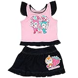 2016年 夏物 アンパンマンガール 女児 ピンクトップス×デニムスカート セパレート水遊び着 Anpanman Girl ピンク◇95cm