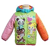 ベビー 女の子 中綿 (パロクラブ)PARO CLUB ジャンパー あったか コート ライム 95cm