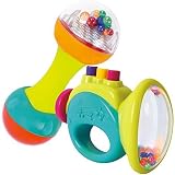 セットの2つのカラフル、教育とインタラクティブおもちゃfor Babies and Toddlers – ダンベルRattle andトランペットRattle withサウンドと色for You赤ちゃ