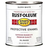 Rust-Oleum 7792504 Protective Enamel Paint Stops Rust, 32-Ounce, Gloss White [並行輸入品]