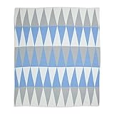 (ウィーゴアミーゴ) weegoamigo コットンニットブランケット Cotton Knit Blankets カルーセルブルー 2559