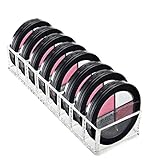 Lmeison 化粧コンパクトパウダー、ブラケット、ルージュ、蛍光ペンのアイシャドウ 収納ケース 8のオーガナイザーザを提供しています、アクリル 化粧収納ボックス コスメ 透明