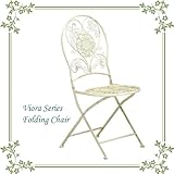イス Viora 折りたたみ アンティーク調 フォールディング チェアー 2脚セット：interior-fu-2741009-chair
