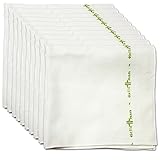 Baby Newborn Handkerchief Bamboo Fiber Bath Wash Cloths Bibs Towels 35x33Cm Pattern (10P)