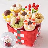 母の日のプレゼント スイーツ 花 誕生日 ギフト クレープ 花束クレープ アンヌクレープ 6種6個 シュシュクレープ （手提げ袋）