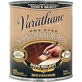Rust-Oleum 225250H Varathane Oil Based Stain and Polyurethane, Quart, Dark Walnut [並行輸入品]