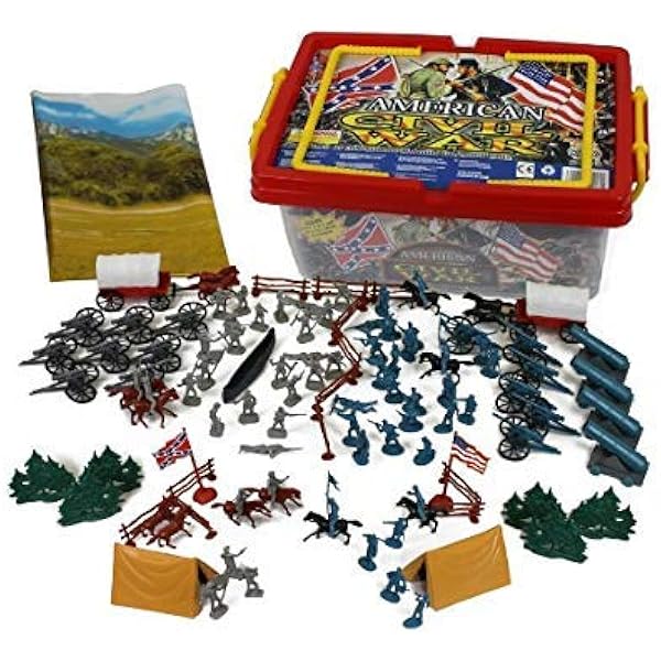 Civil War Army Men Toy Soldier Action 