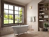 60 " Cast Iron Double Ended Tub with NO蛇口holes- " Franklin " TC60DECIORB-NH