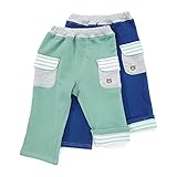 Piccolo (ピッコロ) 長丈パンツ (70～90cm) キムラタンの子供服 ネイビーブルー 70 (34009-161a)