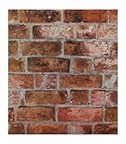 York Wallcoverings HE1046 Modern Rustic Brick Wallpaper by York Wallcoverings