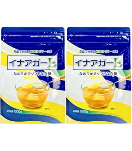 Amazon.co.jp: 伊那食品工業 イナアガー L 500g 常温で固まる植物性