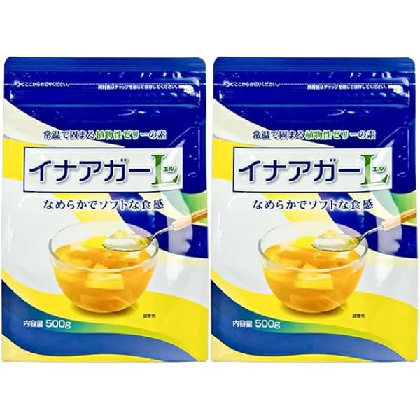 Amazon.co.jp: 伊那食品工業 イナアガー L 500g 常温で固まる植物性