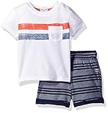 Splendid Baby Boys ' pocket tee Short Set カラー: ホワイト