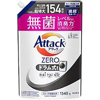 アタックZERO ドラム式専用 超特大 詰替 梱販売用 (1540g*6個入) アタックゼロ（Attack ZERO） ドラム式専用 詰め替え 超特大
