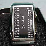 サークル　LEDライト　デジタル腕時計 … (led　ホワイト)