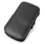 PDAIR レザーケース for GALAXY NEXUS SC-04D 横開きタイプ(ブラック/グリーンステッチ) PALCSC04DB/BL/GR