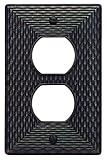 Atlas Homewares MANPOP-VB Mandalay 4-7/8-by-3-1/8-Inch Outlet Plate, Venetian Bronze [並行輸入品]