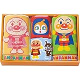 アンパンマン　フェイス・ウォッシュタオル・巾着セット