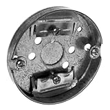 hubbell-raco 8292 1 / 2インチDeep 1 / 2インチセンター下部Knockout、NMSCクランプ3 – 1 / 2インチラウンド天井パン