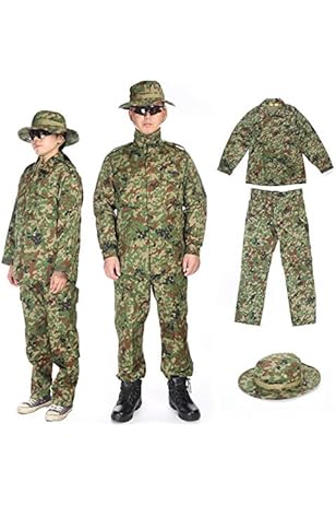 Amazon.co.jp: [Broptical] 陸上自衛隊 迷彩服上下ベルト 