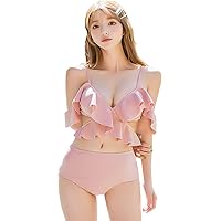 Amazon.co.jp: [link bleu] リンクブルー 水着 オフショルダー