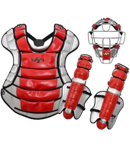 Amazon | 野球 ハタケヤマ 防具 防具セット 軟式 キャッチャーギア 3点