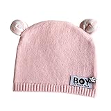 (よキーよ)Yokeeyo ニット帽 毛糸 かわいい耳付き帽子 新生児帽子 ベビー用帽 赤ちゃん キッズ 帽子 男の子 女の子 男女児 秋冬 防寒 スタイリッシュ