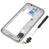 Silver Middle Frame Housing Bezel Plate Camera Cover For Samsung (Usa)