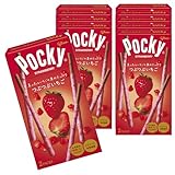 Pocky ポッキー つぶつぶいちご 大容量 個包装 20個 いちご味チョコレートスナック