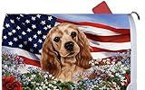 Cocker Spaniel Buff – Best of Breed愛国I Dog Breedメールボックスカバー