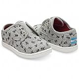 【TOMS】トムス PASEOS GREY CANVAS SKULLS キッズ/ベビースリッポン 10006282 (T8(15cm)) [並行輸入品]
