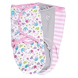 [ スワドルミー ] Swaddle Me おくるみ SWADDLEME COTTON KNIT 3 PK コットン ベビー アフガン S/Mサイズ 3枚セット 54690 Ellie Flower 