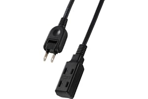 エレコム 電源タップ 延長コード 3個口 1m スイングプラグ 極性対応 (N極対応) PSE技術基準適合 ブラック ECT-4010BK