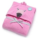 Carter's Unisex Hooded Bath Swim Towel (Pink Flamingo) by Carter's