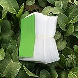 100個/セット保育ポット育苗バッグ8 * 10センチメートル生地庭用品(20 * 22cm,White)