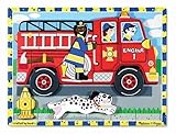 Melissa & Doug Fire Truck Chunky Puzzle - 3721 by Melissa and Doug [並行輸入品]