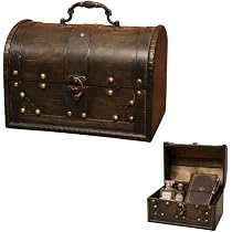 Amazon｜[ §py＼pe．yulala] 宝箱 アンティーク (木製