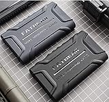 FATBEAR に適用するSony NW A55ケース、に適用する ソニーウォークマン NW-A55HN A56HN A57HN A50 A55 A56 A57 頑丈耐衝撃性の滑り止め防振の鎧 アーマー ケース カバー (ブラック)