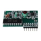 BQLZRグリーンdc5 V super-regenerative 433 MHz 4チャネルデコードRFワイヤレス受信機モジュール
