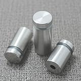 LIKEMEステンレス鋼広告ネジ釘 ガラススタンドオフ広告釘 広告ボルト 広告ボード 固定ツール スタンドオフホルダー 30mmの長さ 5mmの穴径 5個入り