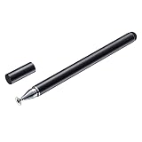 サンワサプライ ディスク式＆導電繊維タッチペン（ブラック） PDA-PEN50BK